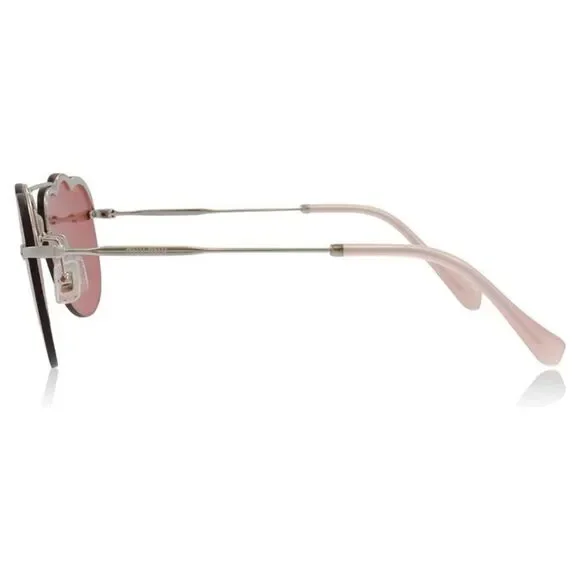 MIU MIU Mirrored Sunglasses MU56US 1BC177 CLOUD - Picture 3 of 4